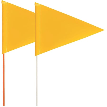 Blackburn Flag Blackburn Pennant Marking Flag with Fiberglass Staff FIELD FLAG W/FO